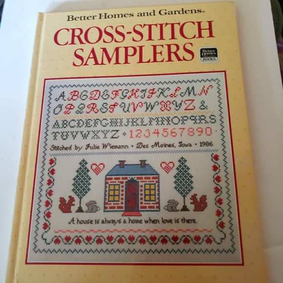 Better Homes and Gardens Cross-Stitch Samplers Hardcover Book - Picture 1 of 7